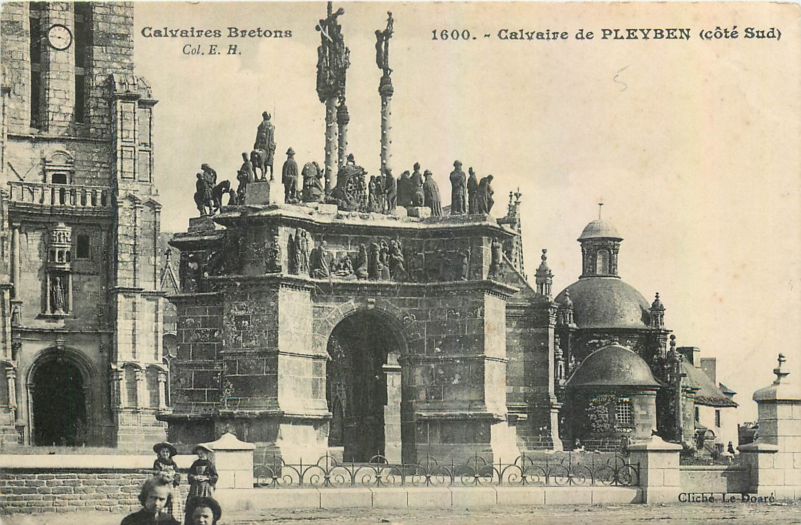 CPA Calvaire de Pleyben cote Sud 