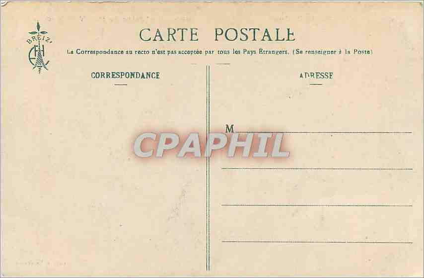 CPA Calvaire de Pleyben cote Sud  — Rückseite