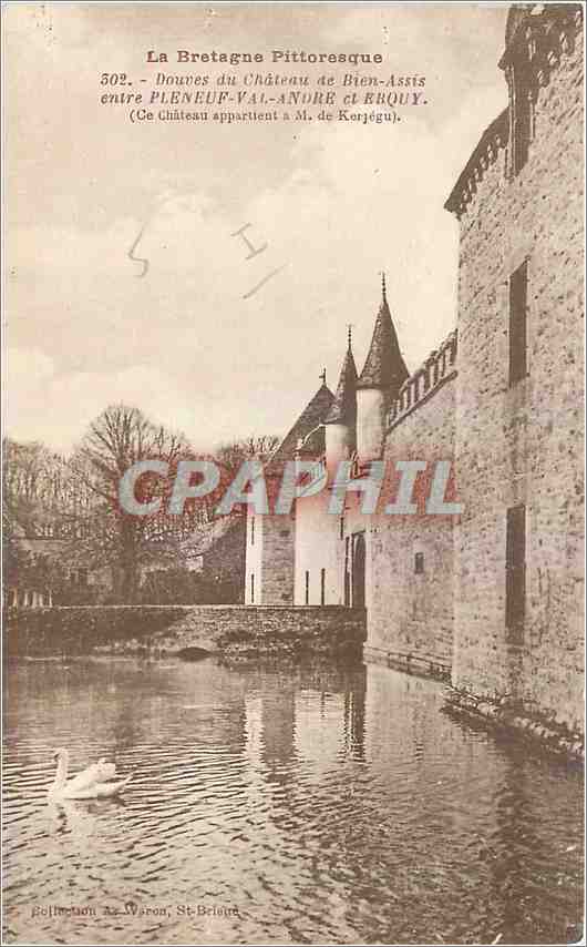CPA Douves du Chateau de Bien Assis entre Pleneuf Val-Andre et Erquy 