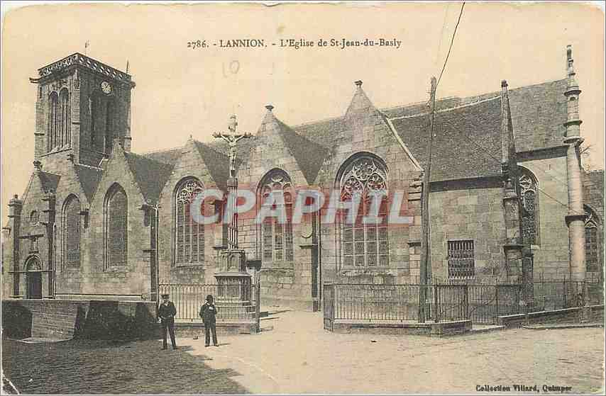 CPA Lannion L'Eglise de St Jean du Basiy 