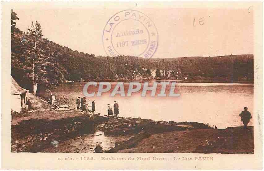 CPA Environs du Mont Dore Le Lac Pavin 
