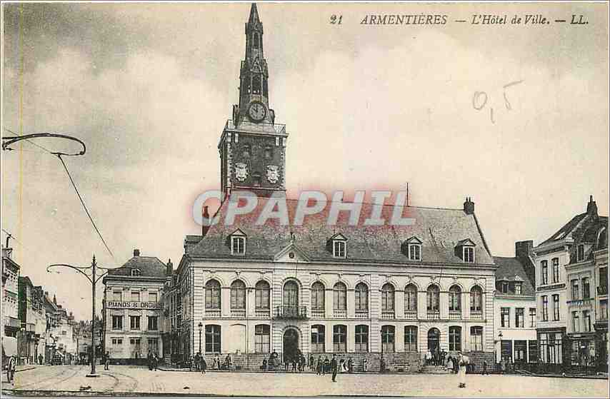 CPA Armentieres L'Hotel de Ville 