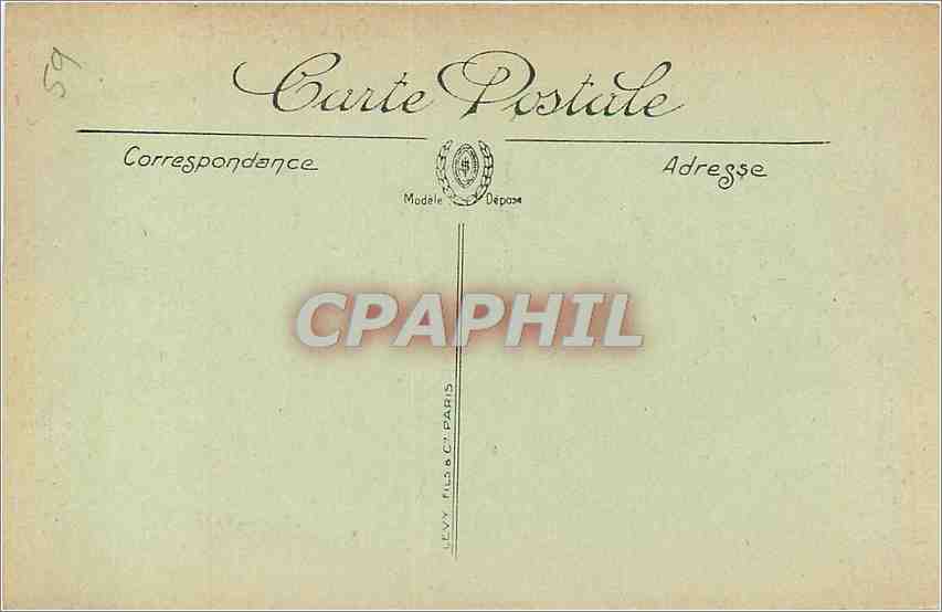 CPA Armentieres L'Hotel de Ville  — Back