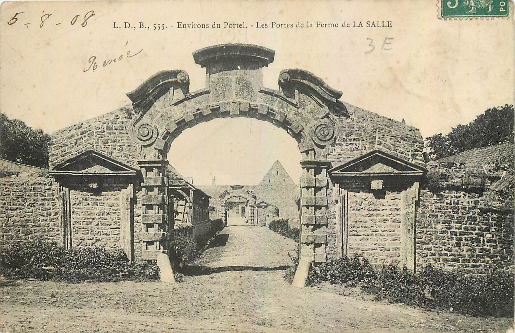 CPA Environs du Portel Les Portes de la Ferme de La Salle 