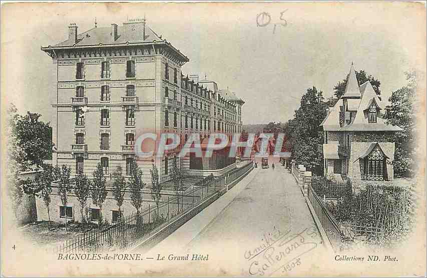 CPA Bagnoles de l'Orne Le Grand Hotel 