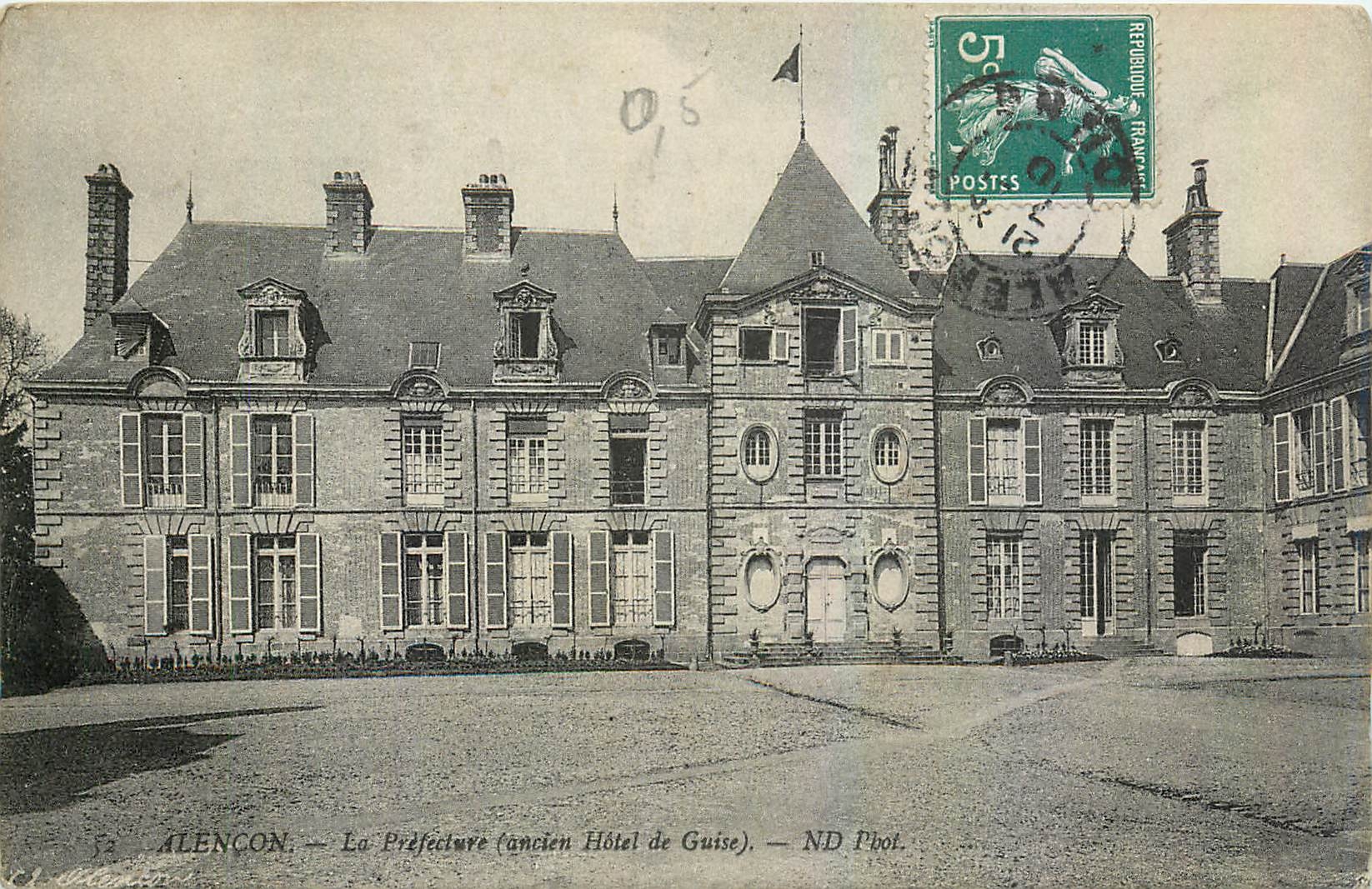 CPA Alencon La Prefecture ancien Hotel de Guise 