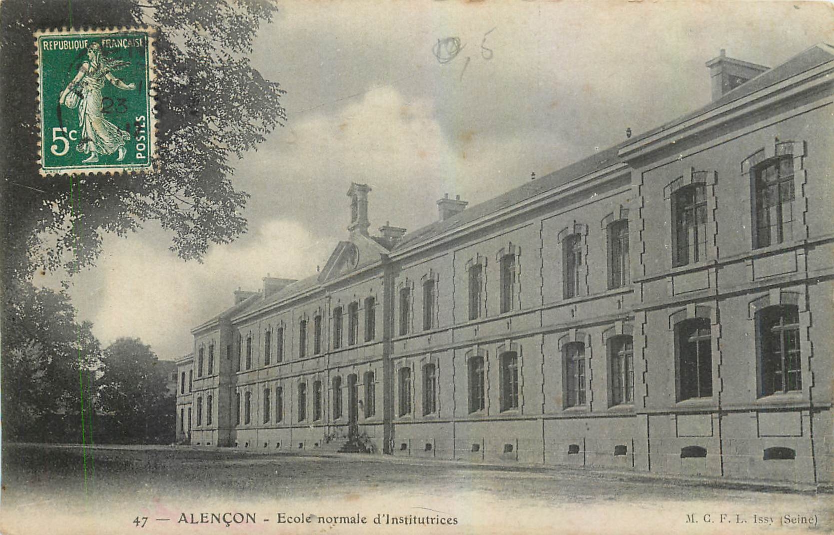 CPA Alencon Ecole Normale d'Institutrices 