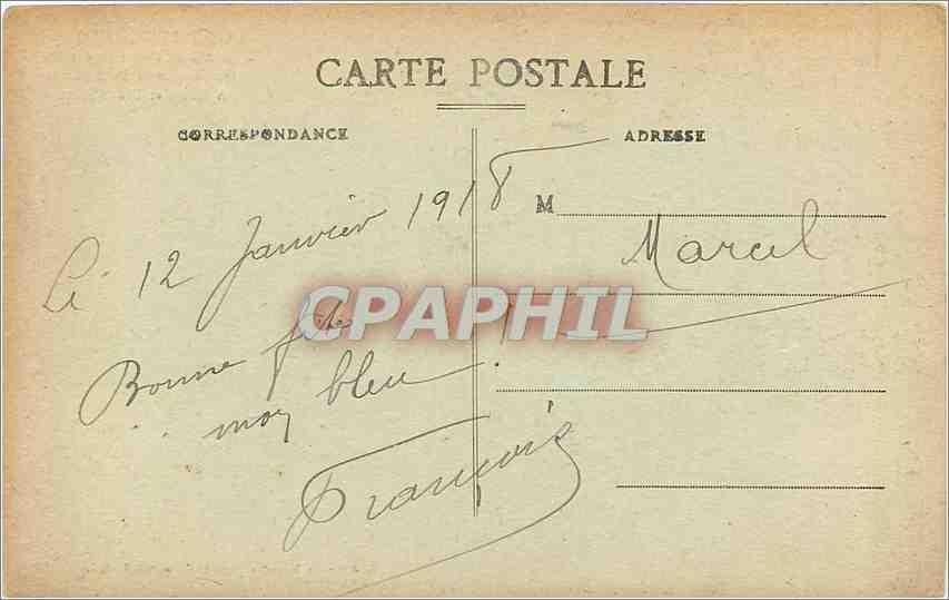 CPA Pont l'Eveque Oise Une Maison de Pont l'Eveque Militaria — Rückseite