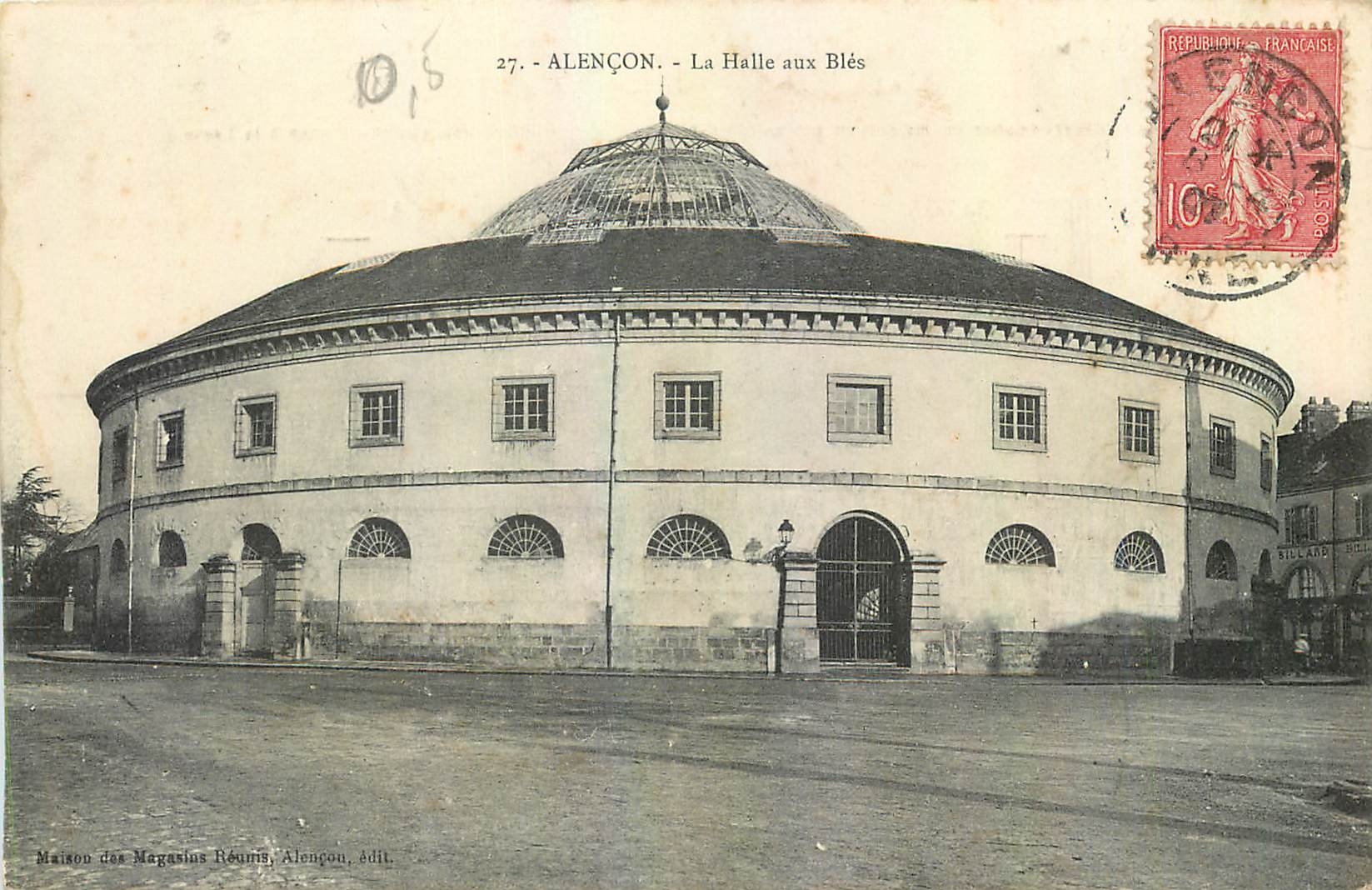 CPA Alencon La Halle aux Bles 