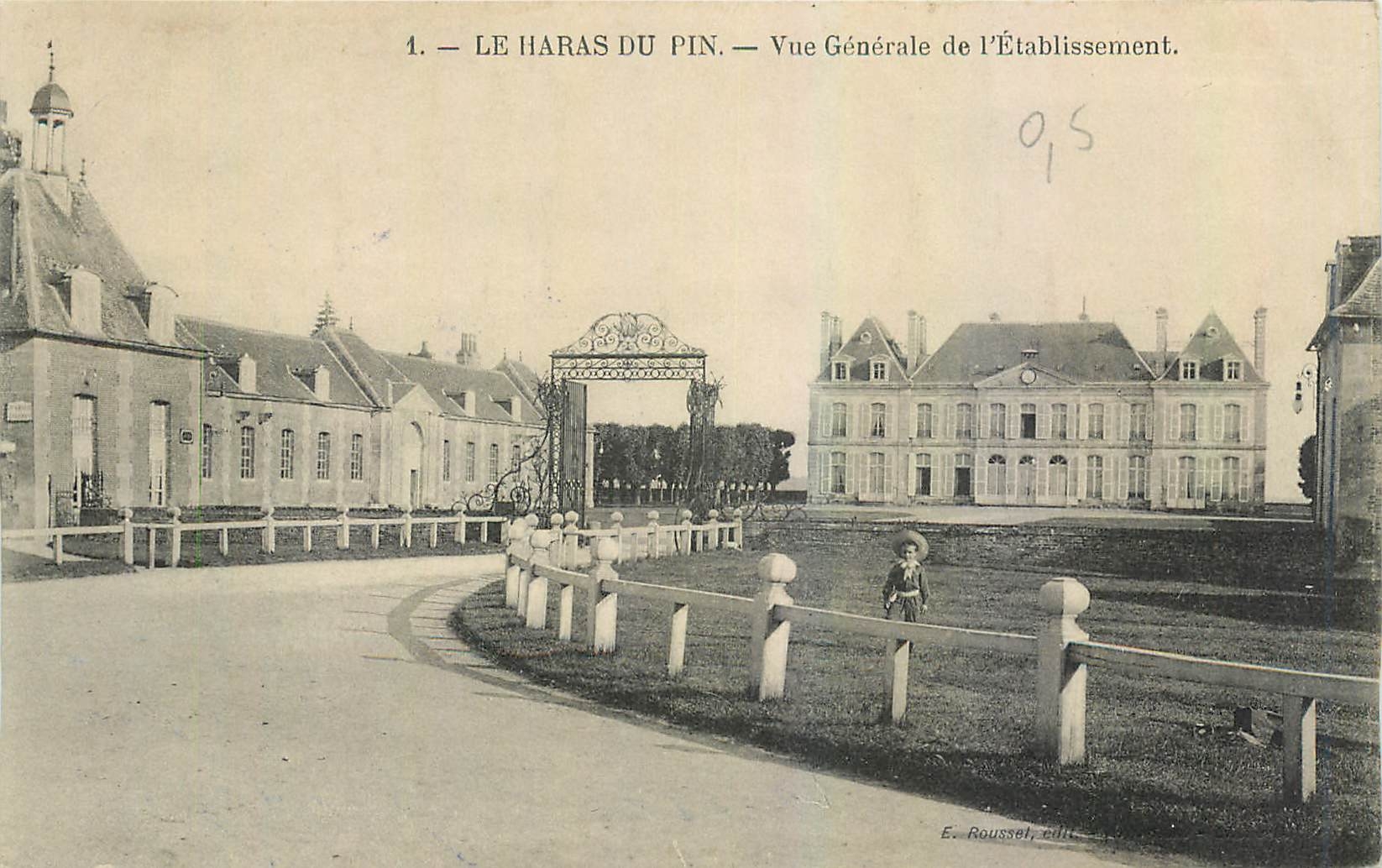 CPA Le Haras du Pin Vue Generale de l'Etablissement 