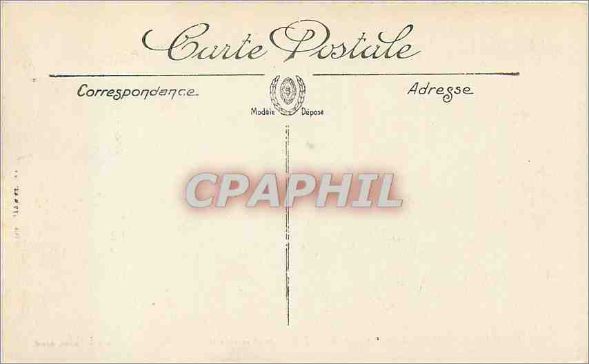 CPA Brest Pointe du Fer a Cheval L'Escadre et le Goulet Bateaux — Rückseite