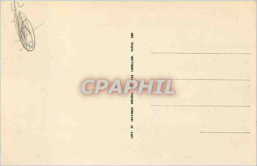 CPA Ile de Brehat Vue generale du Paon le Phare et les Rochers  — Verso