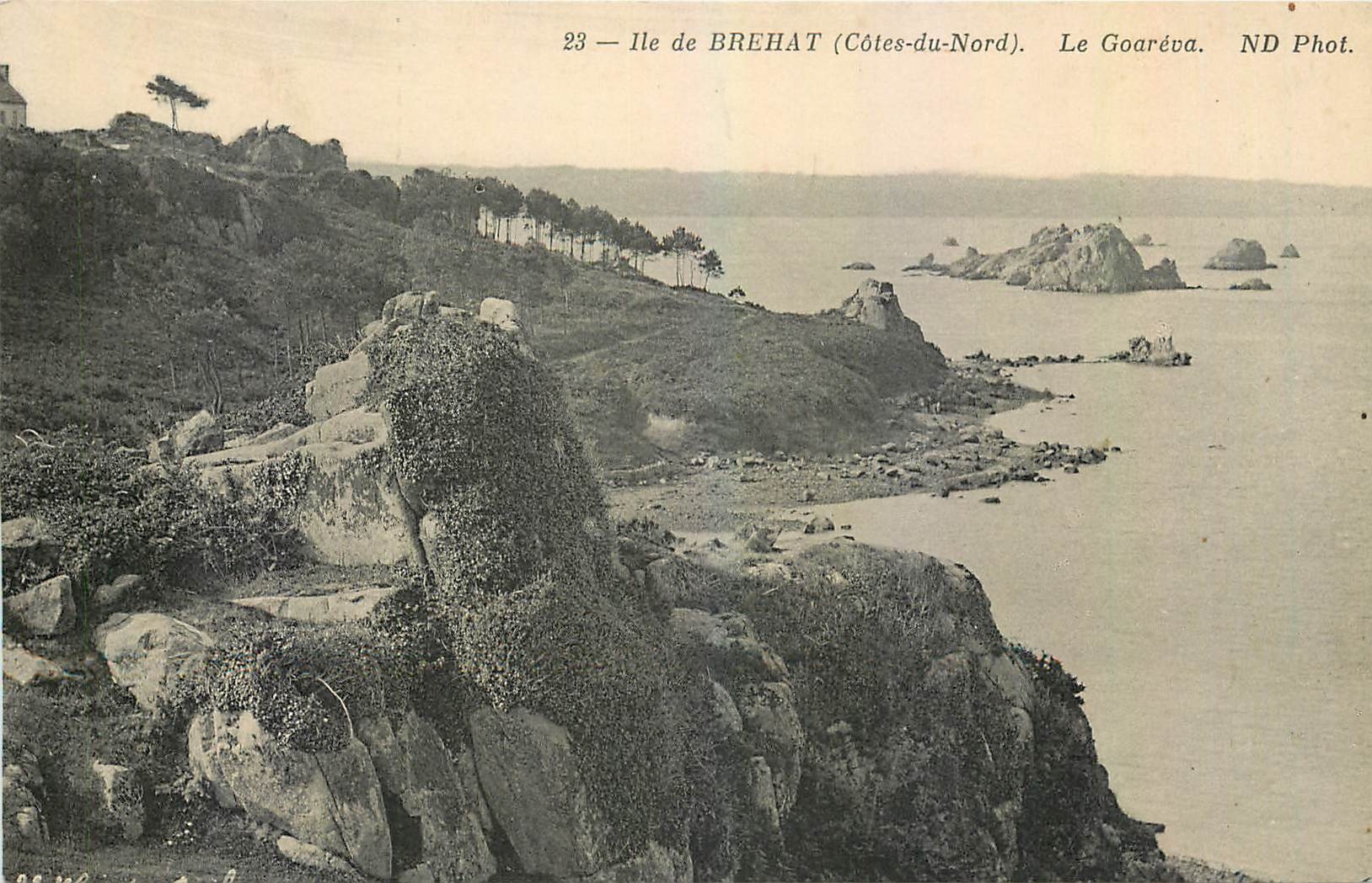 CPA Ile de Brehat Cotes du Nord Le Goareva 