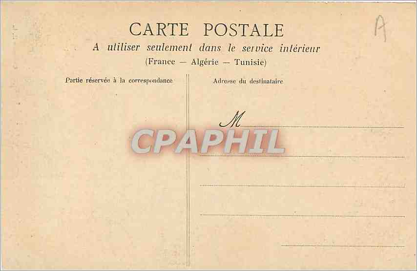 CPA Carnac Porche de l'Eglise  — Back