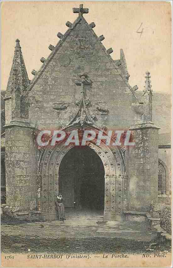 CPA Saint Herbot Finistere Le Porche 