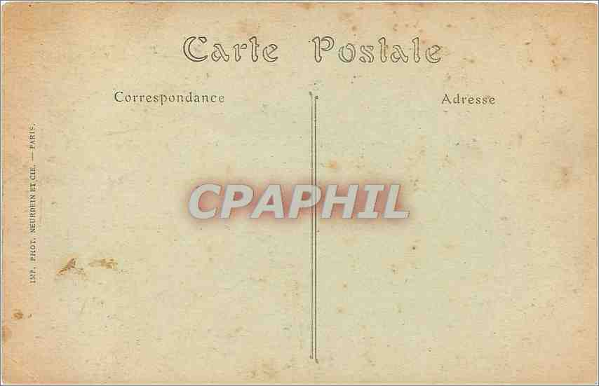 CPA Saint Herbot Finistere Le Porche  — Rückseite