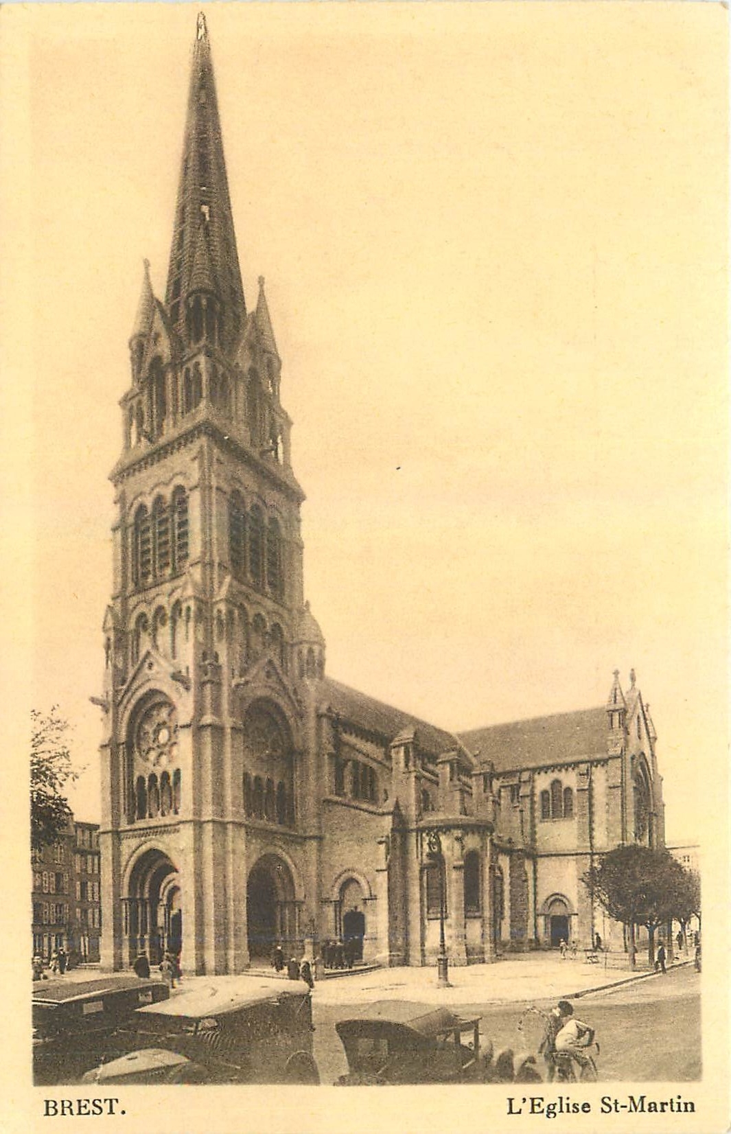 CPA Brest L'Eglise St Martin 