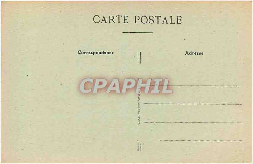 CPA Quimperle Le Pigeonnier l'Eglise Ste Croix et la Riviere  — Rückseite