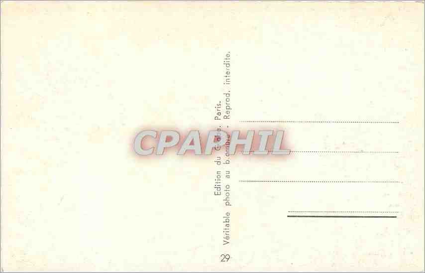 CPM Souvenir de Quimper  — Rückseite