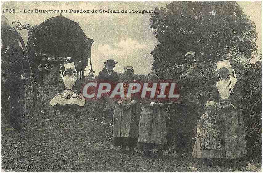 REPRO Les Buvettes au Pardon de St Jean de Plougastel Folklore