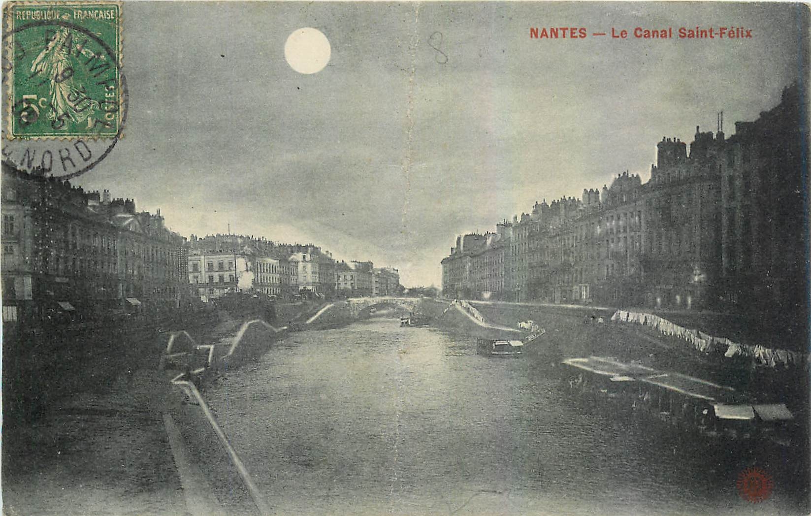 CPA Nantes Le Canal Saint Felix 