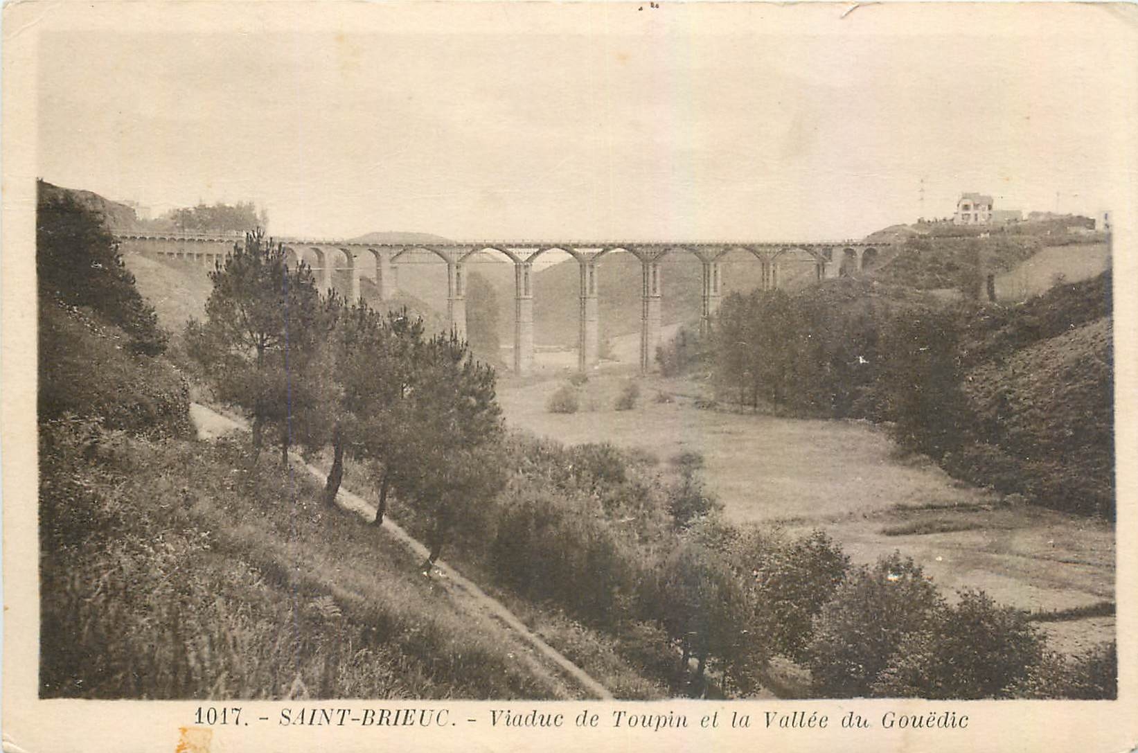 Saint-Brieuc — Viaduc de Toupin et la Vallée du Gouëdic — Édition La Cigogne, Rennes