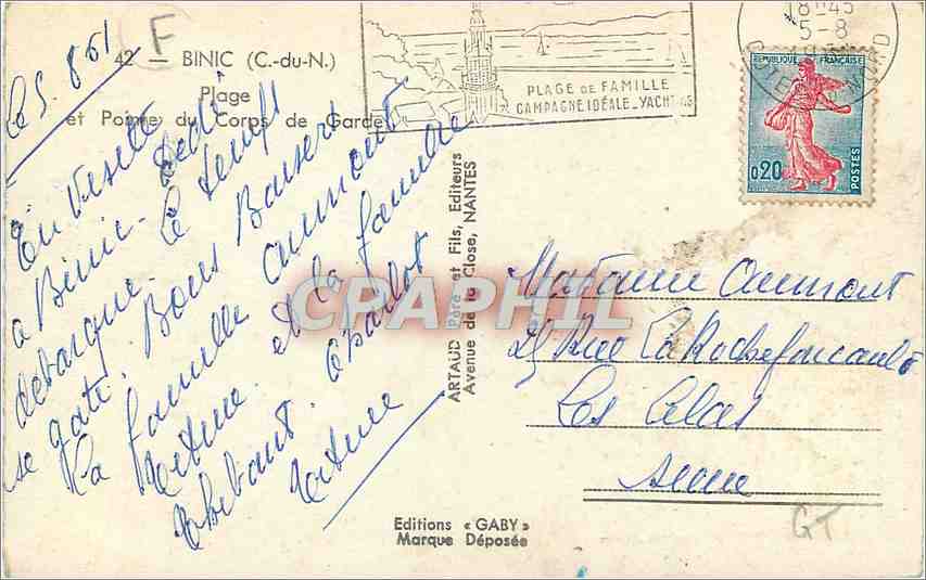 Plage et Pointe de Corps de Garde — Binic — Éditions Gaby — Reverso