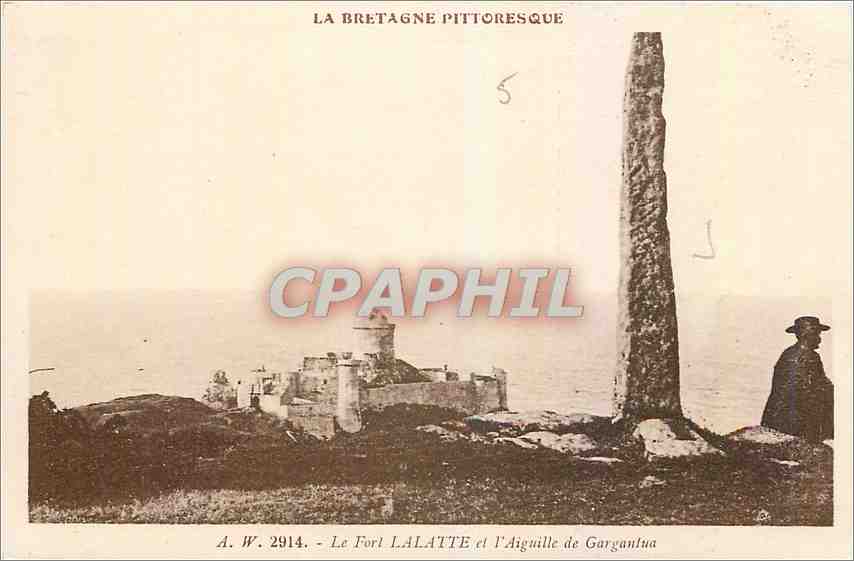 CPA Le Fort La Latte et l'Aiguille de Gargantua 