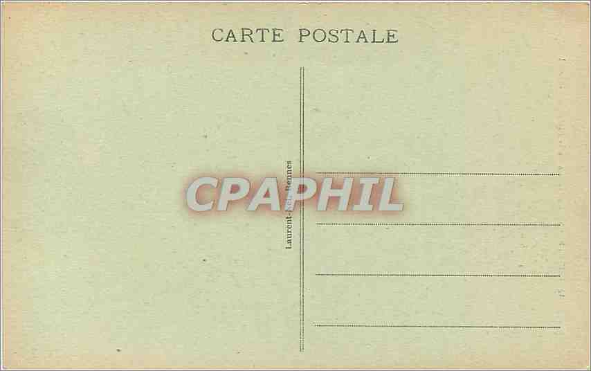 CPA Quimperle Vieille Maisons de la Place Saint Michel  — Rückseite