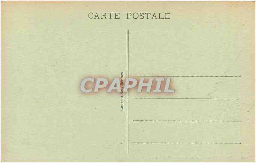 CPA Quimperle Ancien Escalier Presidial Enfants — Rückseite