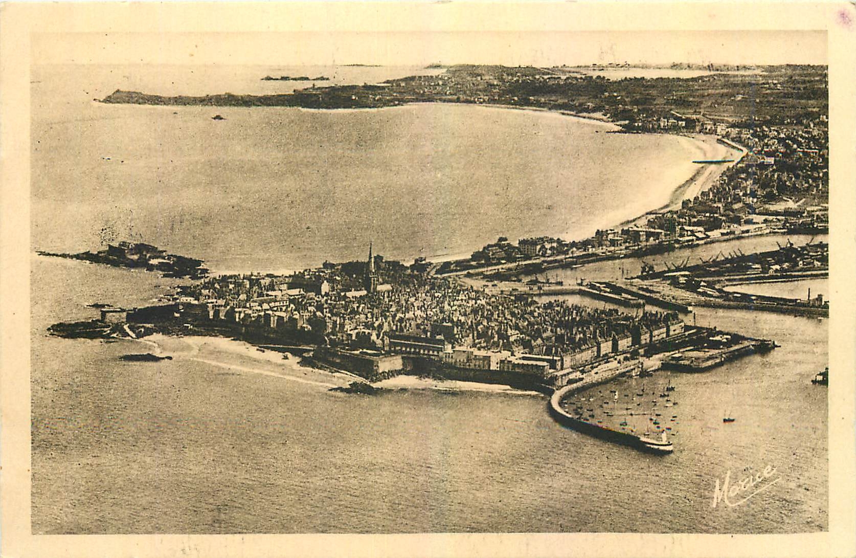 Saint-Malo — Vue Générale — Côte d'Émeraude, éditeur G. F.
