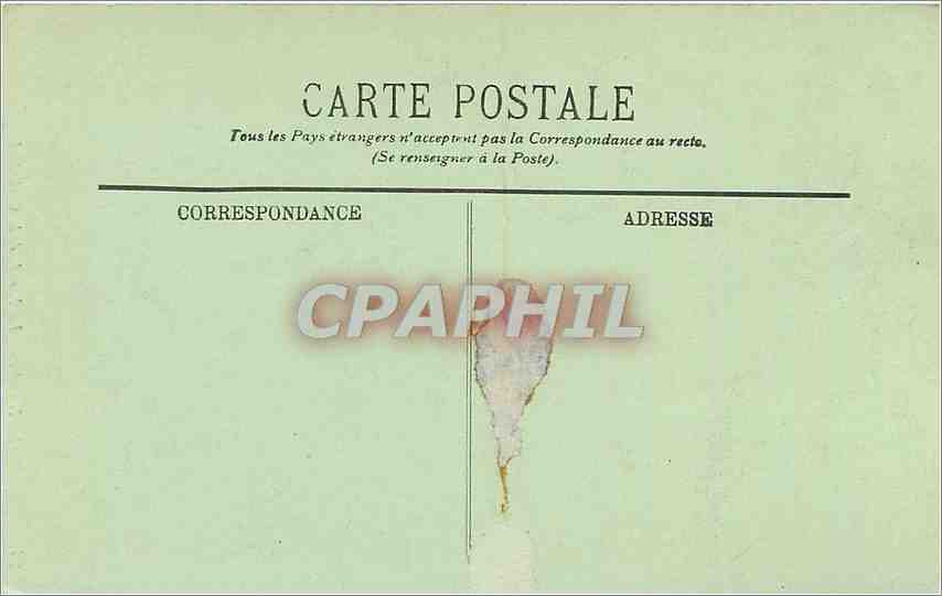 CPA Nantes La Facade de la Cathedrale  — Verso
