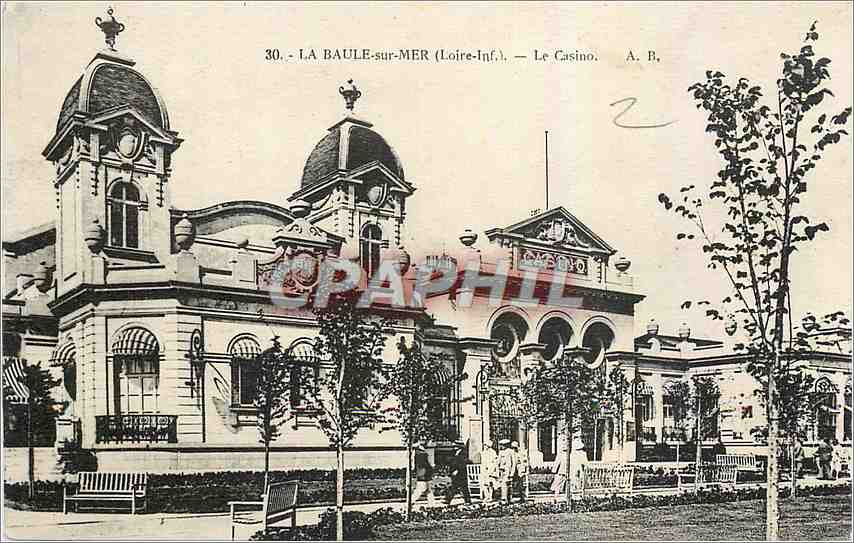CPA La Baule sur Mer Loire Inf Le Casino 