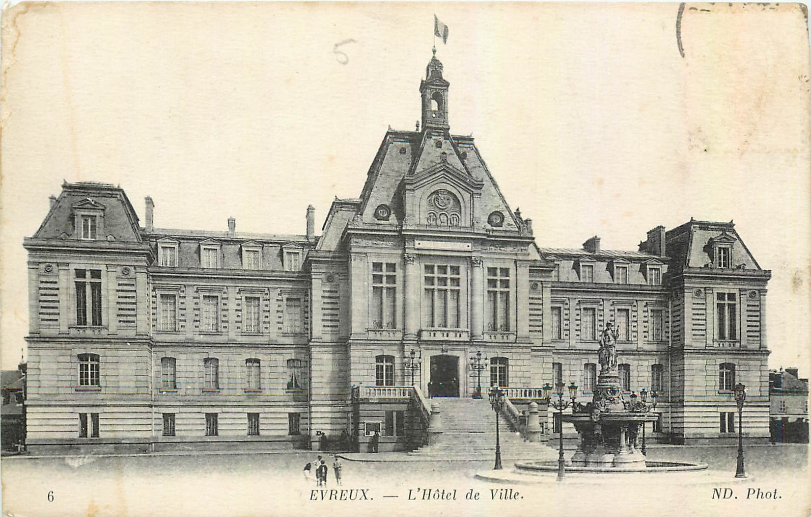 CPA Evreux L'Hotel de Ville 