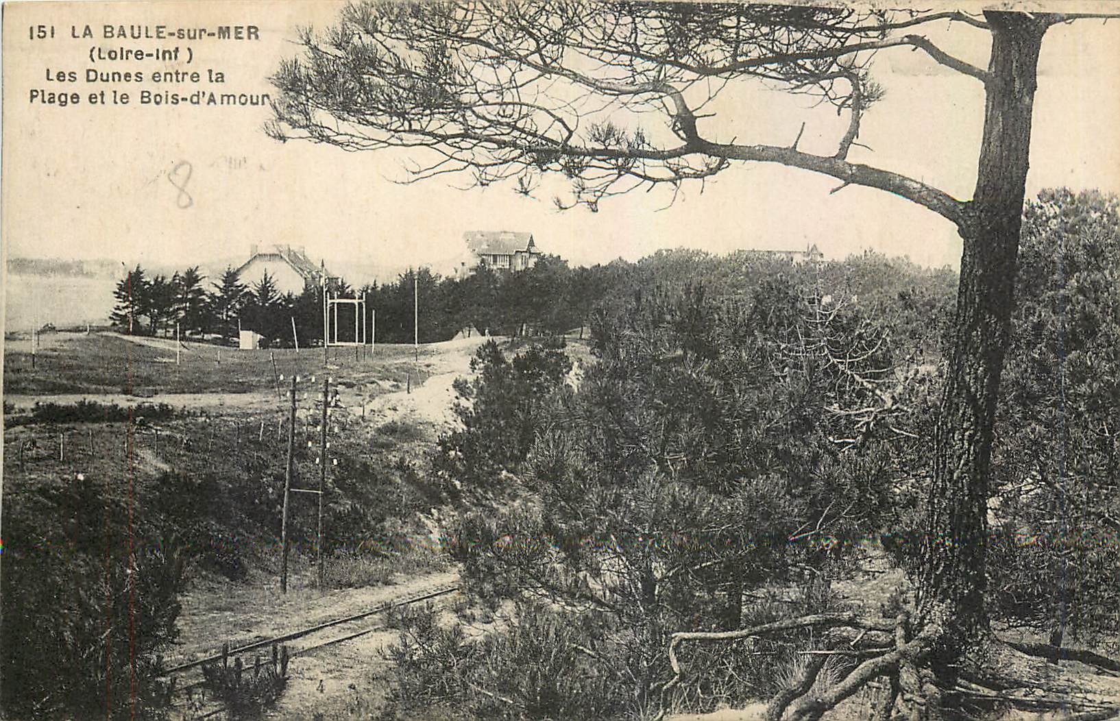 CPA La Baule sur Mer Loire Inf Les Dunes entre La Plage et le Bois d'Amour 