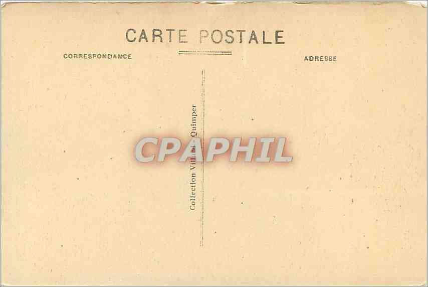 CPA Pont l'Abbe L'Eglise et le Clocher des Carmes  — Rückseite