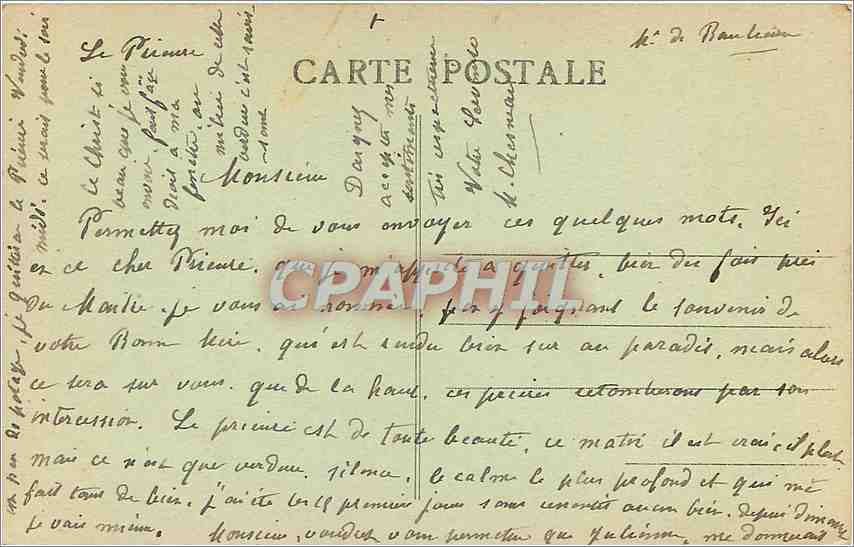CPA La Prieure de Pontchateau Le Calvaire  — Back