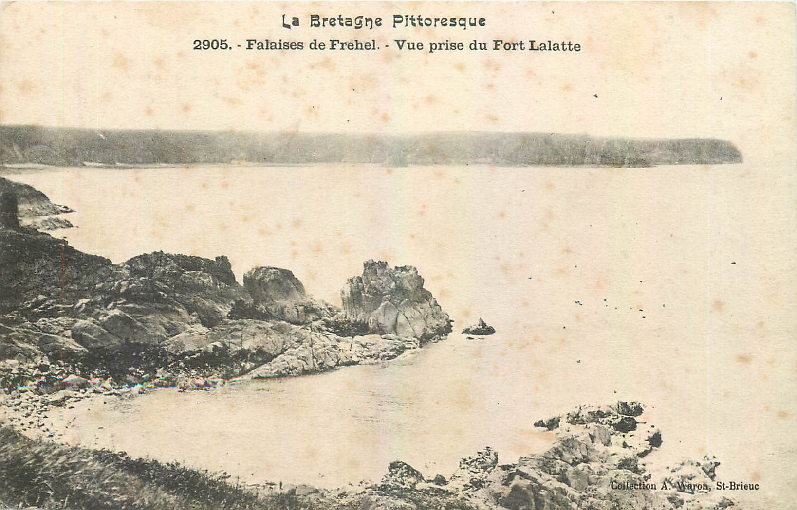 CPA Falaises de Frehel Vue prise du Fort Lalatte 