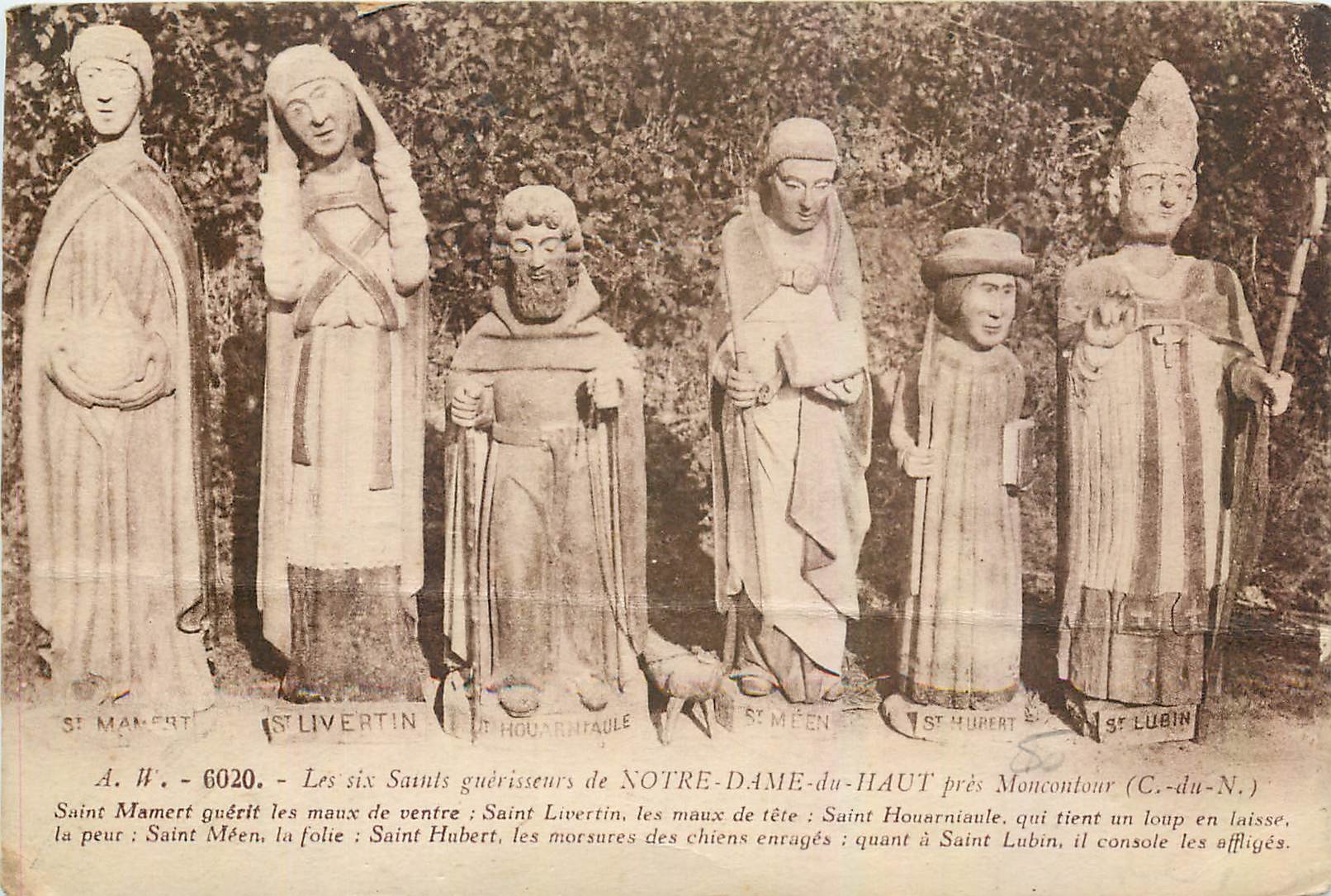 Les six Saints guérisseurs de Notre-Dame-du-Haut près Monconcour (C.-du-N.) — A. W. - 6020