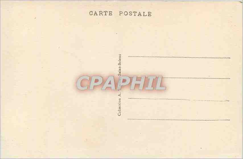 CPA Cap Frehel L'Amas du Cap et les formidables falaises qui le dominent  — Rückseite