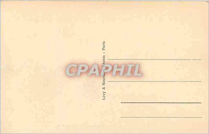 CPA Carantec Rochers vue vers I'lle Callot  — Rückseite