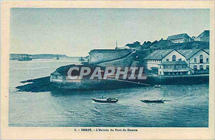 CPA Brest L'Entree du Port de Guerre 