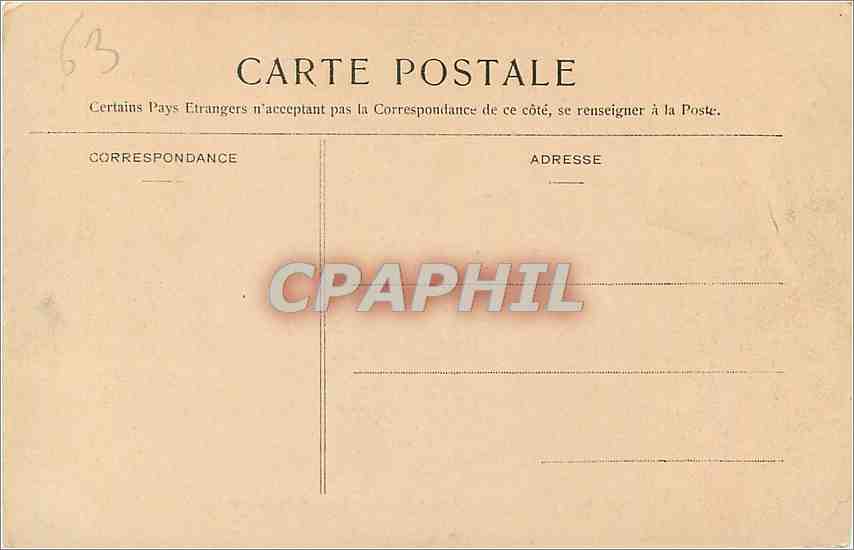 CPA Vallee du Mont Dore Le Pic de Sancy et les Burons  — Verso