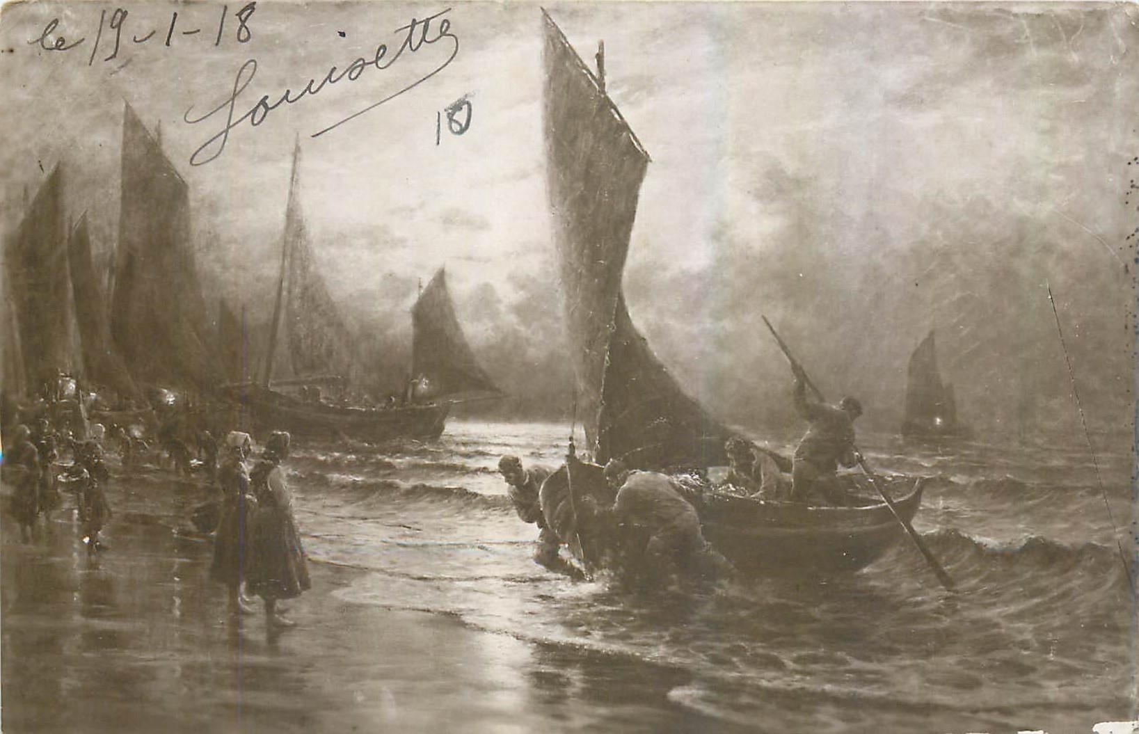 CPA Salons de Paris Bateau