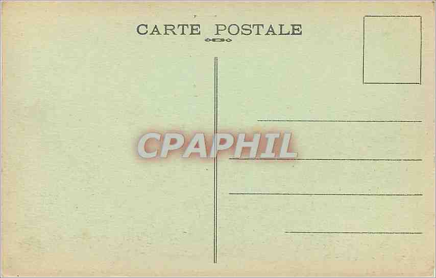CPA Ile de Brehat Croix de la Chapelle St Michel  — Rückseite