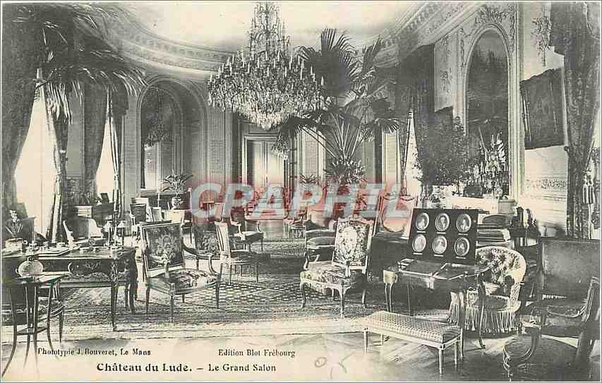 CPA Chateau du Lude Le Grand Salon 