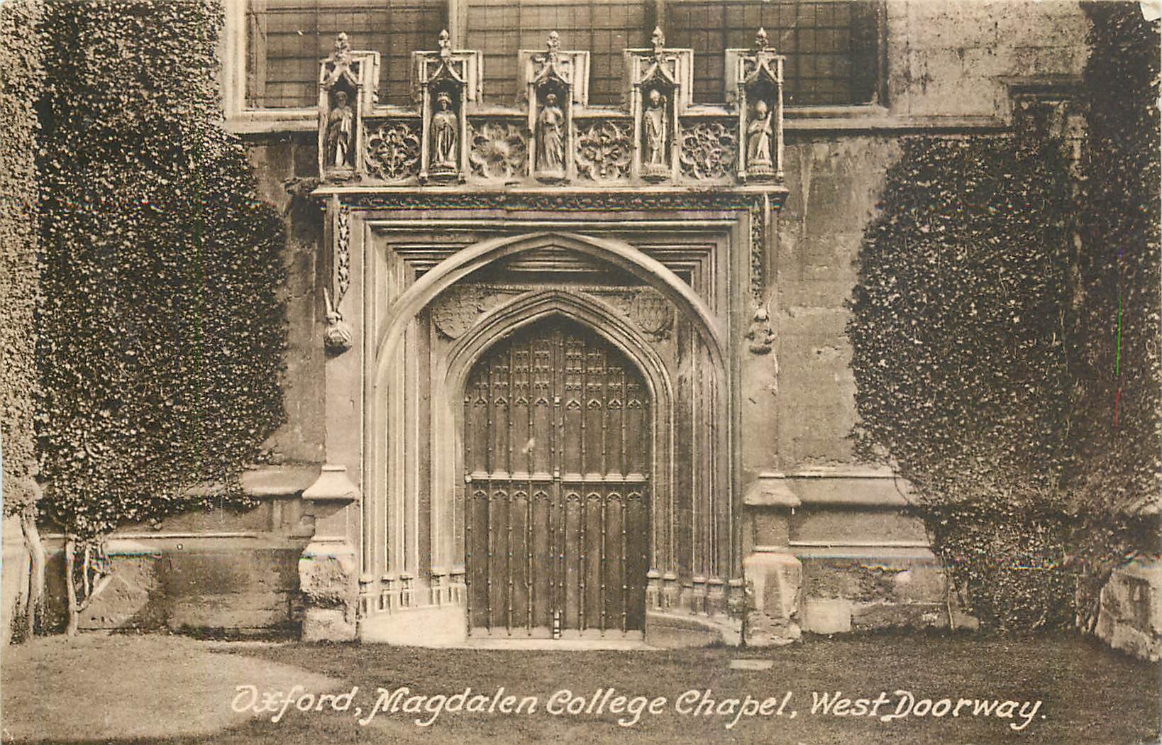 CPA Oxford Magdalen College Chapel West Doorway 
