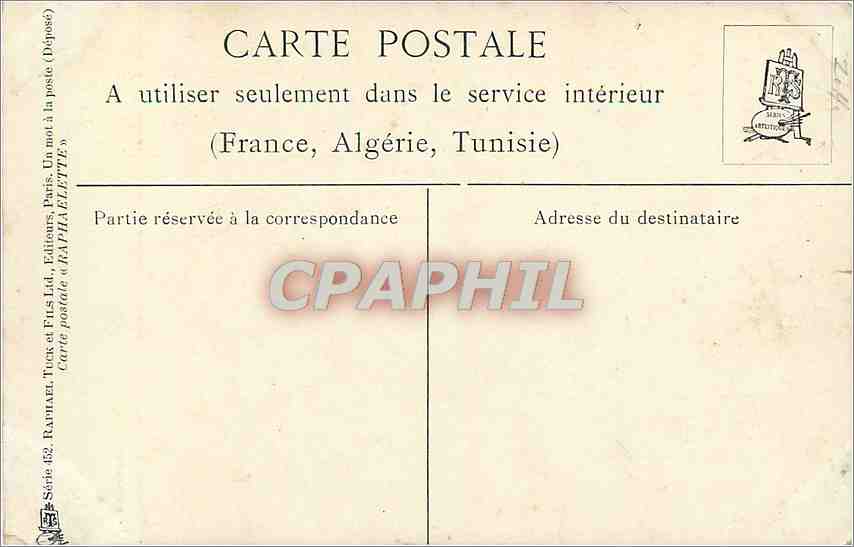 CPA Au calme Bateau — Rückseite