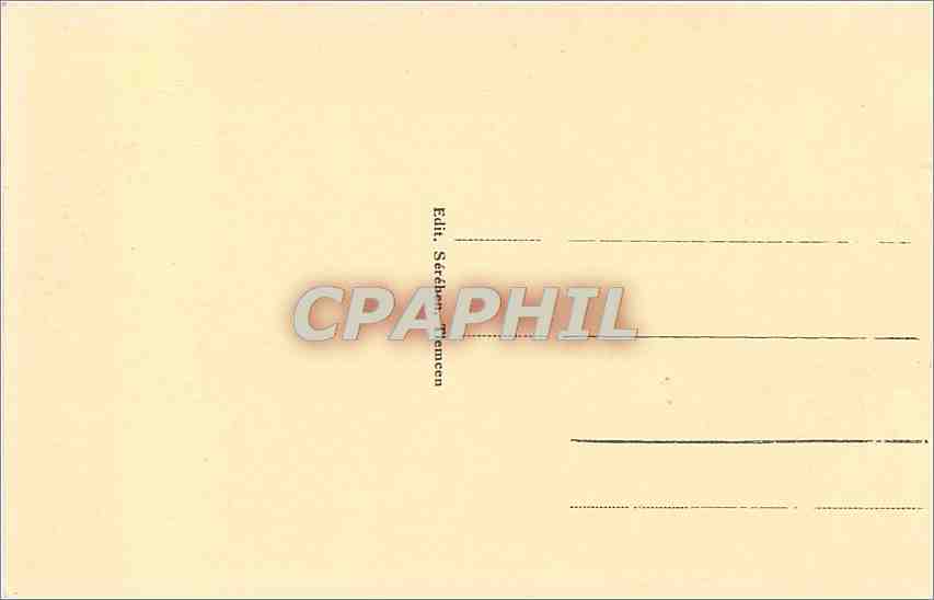 CPA Tlemcen Tombeau de Sidi Yacoub Marabout des Femmes steriles  — Rückseite