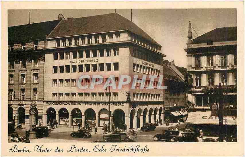 CPA Berlin Unter den Linden Ecke Friedrichstrasse 